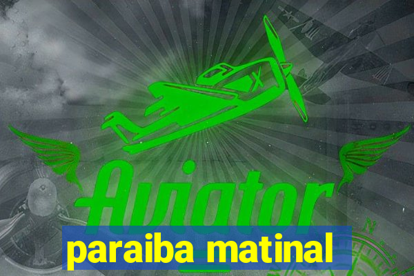 paraiba matinal